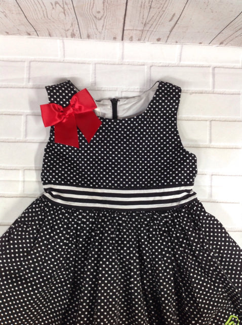 Bonnie jean black on sale and white dress