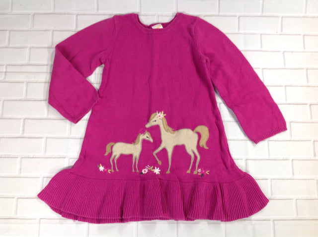 Gymboree Outlet Purple Print Horses Dress – Tomorrow's Child Resale