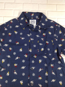 365 Kids Navy Print Dinosaurs Top