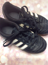 Adidas Black & White Cleats Size 1