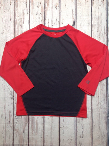 Athleta Red Mesh Top