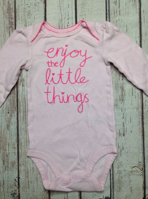 Baby B'Gosh LIGHT PINK PRINT Top