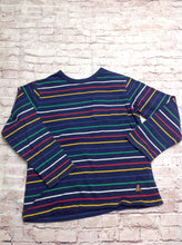 Baby Gap Navy Print Stripe Top