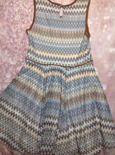 Beautees BLUE & BROWN Dress