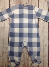 Carters Baby Blue & Brown One Piece