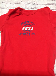 Carters Brick Red Top