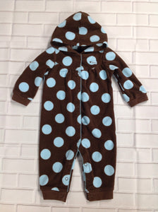 Carters Brown & Blue One Piece