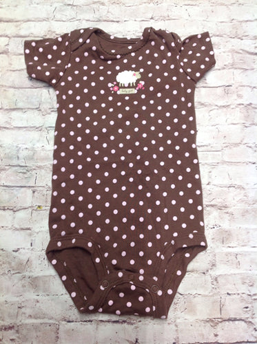 Carters Brown & Pink Top