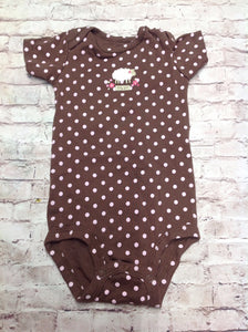 Carters Brown & Pink Top