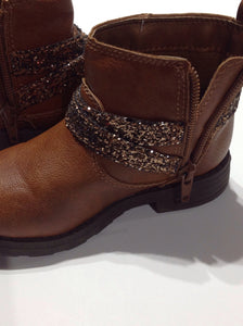 Carters Brown Glitter Boots