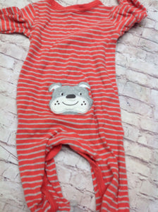 Carters CORAL & GRAY One Piece