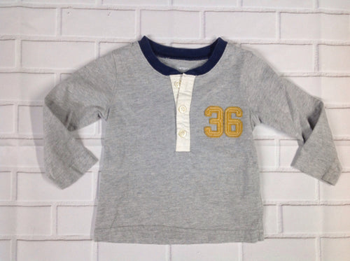 Carters Gray Top