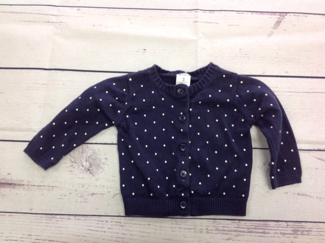 Carters Navy Print Sweater