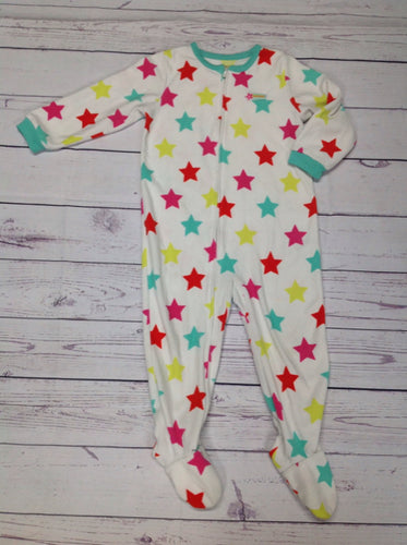 Carters White Print Stars Sleepwear