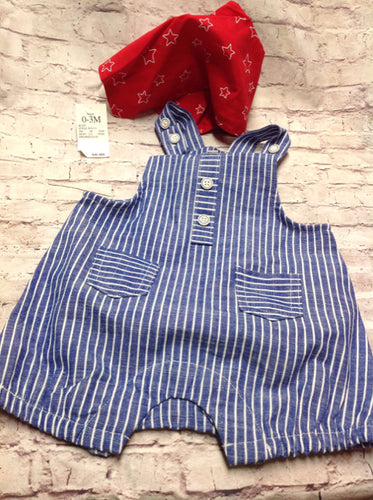 Cat & Jack Blue & White One Piece