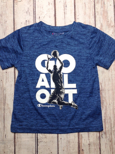 Champion Blue & White Basketball Top