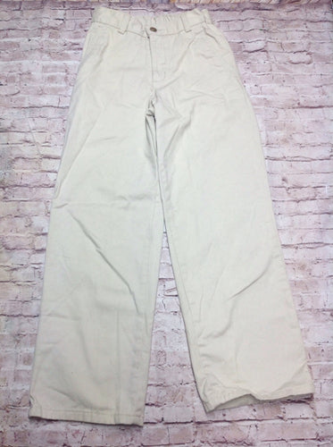 Chaps Khaki Solid Pants