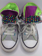 Converse PURPLE & LIME Toddler Girls Footwear Sneakers