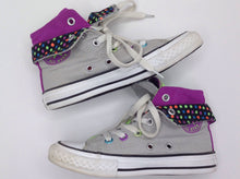 Converse PURPLE & LIME Toddler Girls Footwear Sneakers