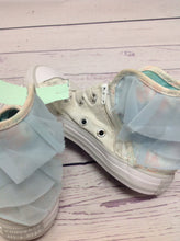 Converse White & Baby Blue Sneakers