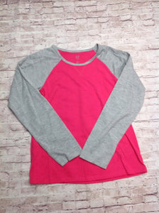 GAP KIDS Gray & Pink Top