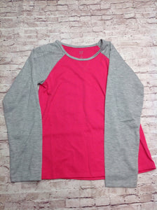 GAP KIDS Gray & Pink Top