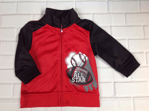 Garanimals Red & Black zip jacket Top