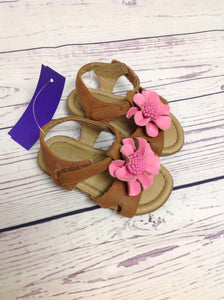 Genuine Kids Tan & Pink Sandals