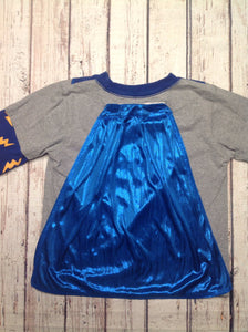 Gymboree Gray & Blue Top With Cap