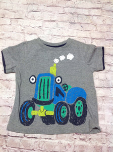 JUMPING BEANS Gray & Blue Top