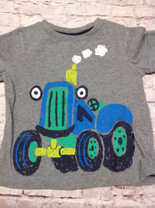 JUMPING BEANS Gray & Blue Top