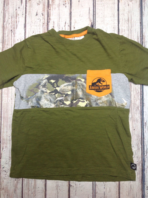 Jurassic World Green & Orange Dinosaurs Top