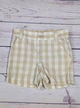 Koala Baby TAN & WHITE Checkered Shorts