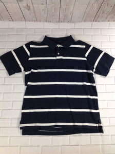 Lands End Navy & White Top