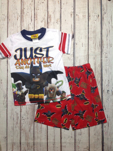 Lego WHITE & RED Batman Sleepwear