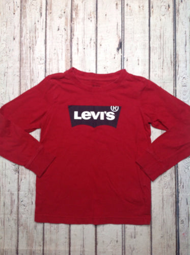 Levis Red & Black Top