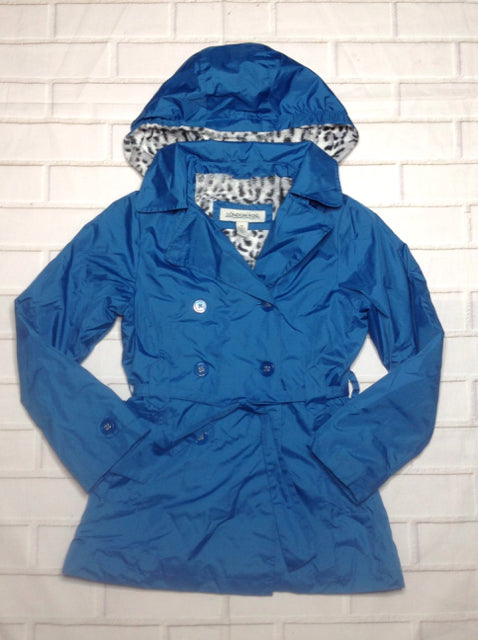 London fog blue coat hotsell