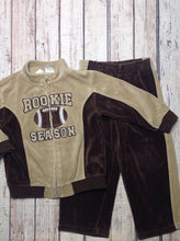 Miniwear Beige & Brown 2 PC Outfit