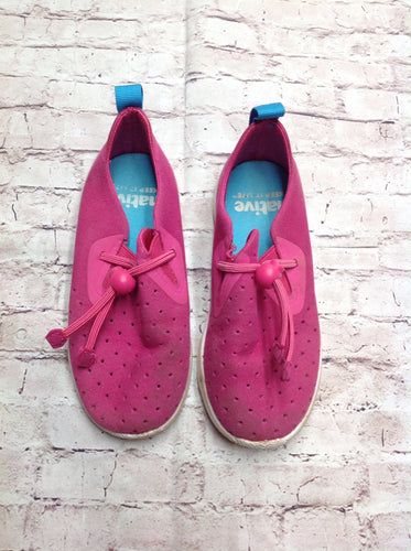 Native Pink & Blue Sneakers