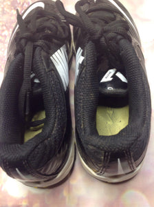 Nike Black & White Cleats Size 3