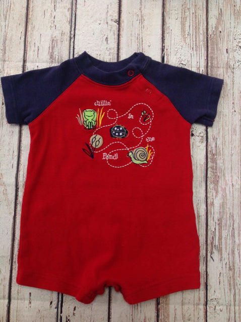 Okie Dokie Red & Navy One Piece