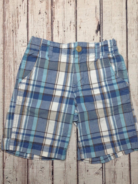 Oshkosh Blue & White Plaid Shorts