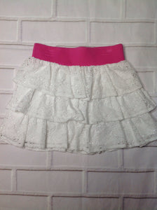 PLACE White & Pink Skirt