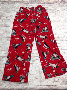 Wondershop At Target Womens Red Christmas Croc Seal Penguin Pajama Pant Sz  Large
