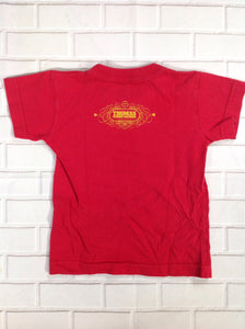 Red Print Thomas the Train Top