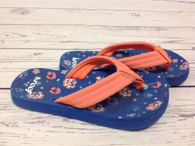 Reef Blue Print Sandals