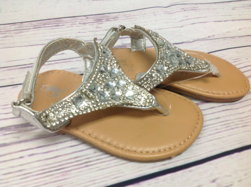 Rugged Bear Silver Sandals