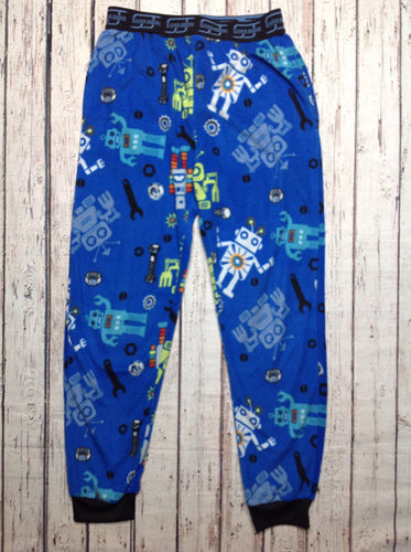 SEVEN APPAREL Blue & Green Robots Sleepwear