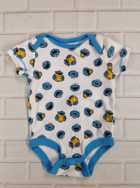 Sesame Street WHITE & BLUE Onesie