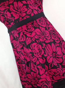 Size 12 Motherhood Pink & Black Dress